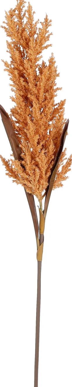 Intratuin Mica Decorations Kunstzweig Ziergras 88 x 6 x 6 cm terracotta| Künstliche Deko-Zweige