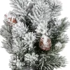 Intratuin Mica Decorations Mini-Weihnachtsbaum Ivo mit Beleuchtung D 7,5 H 24 cm| Weihnachtsfiguren & -Objekte