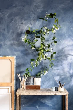 Intratuin Mica Decorations Pflanzenstütze Tropfen schwarz D 15 H 30 cm| Haken & Bügel|Blumenampeln & Pflanzenhalter