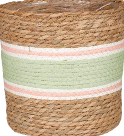 Intratuin Mica Decorations Pflanzkorb Rachel hellgrün D 23 H 23 cm| Pflanzkörbe|Pflanzkörbe