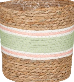 Intratuin Mica Decorations Pflanzkorb Rachel hellgrün D 21 H 21 cm| Pflanzkörbe|Pflanzkörbe