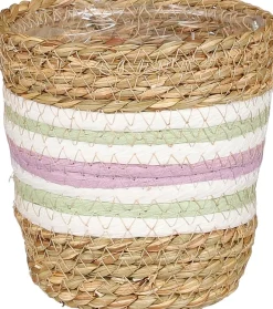 Intratuin Mica Decorations Pflanzkorb Rachel lila D 12 H 12 cm| Pflanzkörbe|Pflanzkörbe