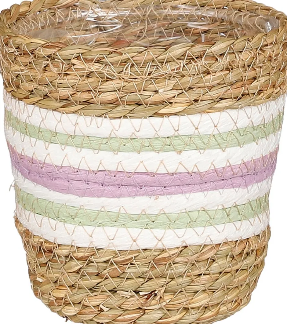 Intratuin Mica Decorations Pflanzkorb Rachel lila D 12 H 12 cm| Pflanzkörbe|Pflanzkörbe