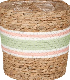 Intratuin Mica Decorations Pflanzkorb Rachel hellgrün D 19 H 19 cm| Pflanzkörbe|Pflanzkörbe