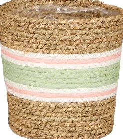 Intratuin Mica Decorations Pflanzkorb Rachel hellgrün D 18 H 18 cm| Pflanzkörbe|Pflanzkörbe