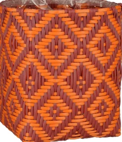 Intratuin Mica Decorations Pflanzkorb Merlin orange / terrakotta 18 x 18 x 20 cm| Pflanzkörbe|Blumentöpfe & Pflanzgefäße