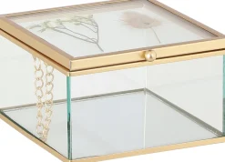 Intratuin Mica Decorations Schmuckkästchen Gloria gold 12 x 12,5 x 7 cm| Aufbewahrung