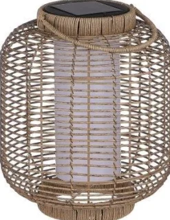 Intratuin Mica Decorations Solar-Laterne Peak braun D 26 H 30 cm| Tischleuchten