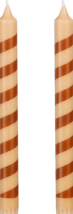 Intratuin Mica Decorations Stabkerzen dunkelbraun 8 Std. 2 St.| Stabkerzen