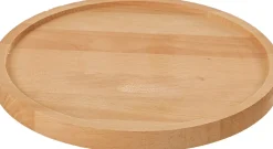 Intratuin Mica Decorations Teller für Glasglocke Hella Holz hell D 21,5 cm H 2 cm| Glasglocken