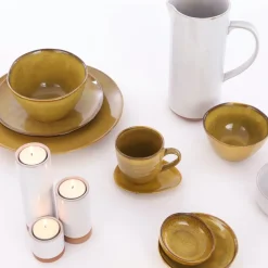 Intratuin Mica Decorations Teller Tabo gelb D 26,5 cm H 3 cm| Geschirr & Gläser