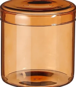 Intratuin Mica Decorations Vorratsglas Cannes braun D 12 H 12 cm| Aufbewahrung & Mitnehmen