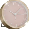 Intratuin Mica Decorations Wecker rosa/gold Cadby D 9 H 9 cm| Uhren