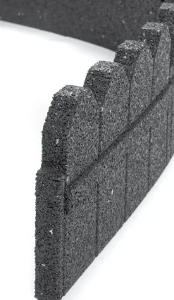 Intratuin Multy Home Beeteinfassung Maryland grau 120 x 8 x 7 cm| Beeteinfassungen & Rasenkanten