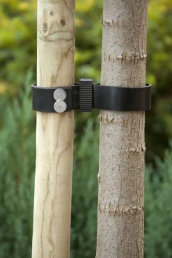 Intratuin Nature Baumbinder Gummi/Canvas 60 x 3,8 cm 2 St.| Rankhilfen|Bindematerial