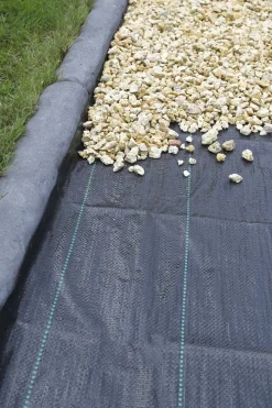 Intratuin Nature Gartenvlies / Unterbodengewebe 2 x 5 m schwarz| Vlies & Folien