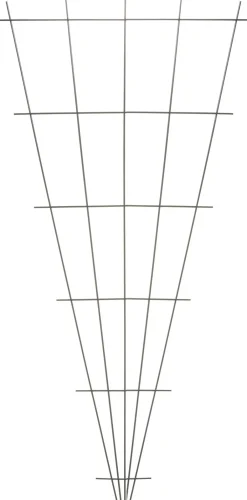 Intratuin Nature Rankgitter V-Form Metall 150 x 5-75 cm grün| Rankhilfen|Rankgitter & Spaliere