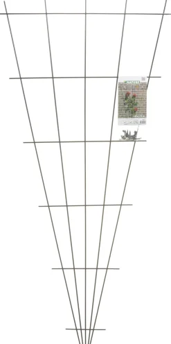 Intratuin Nature Rankgitter V-Form Metall 150 x 5-75 cm grün| Rankhilfen|Rankgitter & Spaliere