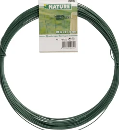 Intratuin Nature Spanndraht kunststoffummantelt D 1,4 mm x 30 m| Spanndraht|Rankhilfen