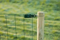 Intratuin Nature Spanndraht-Set mit 2 Drahtklemmen kunststoffummantelt grün| Spanndraht|Rankhilfen