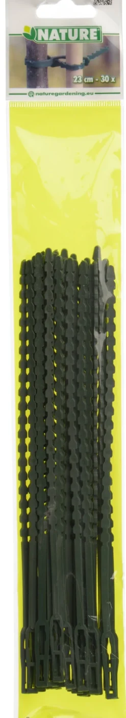 Intratuin Nature Universal Pflanzenbinder 23 cm grün 30 St.| Rankhilfen|Bindematerial
