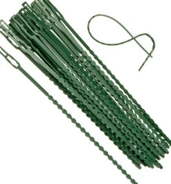 Intratuin Nature Universal Pflanzenbinder 23 cm grün 30 St.| Rankhilfen|Bindematerial