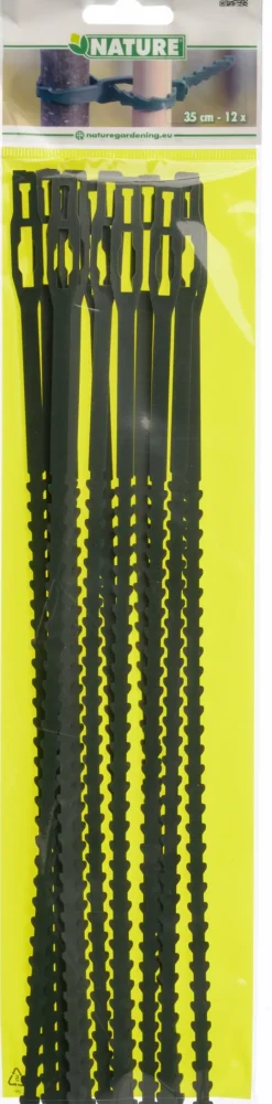 Intratuin Nature Universal Pflanzenbinder 35 cm grün 12 St.| Rankhilfen|Bindematerial