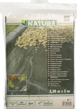 Intratuin Nature Unkrautvlies 3,3 x 5 m 100 g/m² schwarz| Vlies & Folien