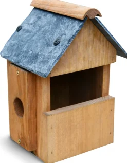 Intratuin Nistkasten  naturell 14 x 15 x 25 cm| Gartenvögel|Vogelhäuser & Nistkästen