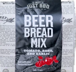 Intratuin Not Just BBQ Bier-Brotbackmischung Tomate, Basilikum, Knoblauch 500 g| Backen