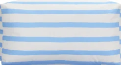 Intratuin Overseas Hocker blau / weiß 70 x 45 x 35 cm| Hocker|Hocker