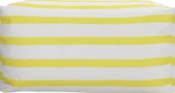 Intratuin Overseas Hocker gelb / weiß 70 x 45 x 35 cm| Hocker|Hocker