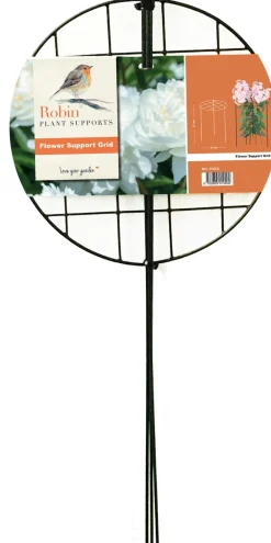 Intratuin Peacock Stützgitter mit 3 Stäben grün D 30 H 75 cm| Rankhilfen|Rankgitter & Spaliere