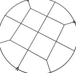 Intratuin Peacock Stützgitter rund grün D 75 H 20 cm| Rankhilfen|Pflanzenstützen