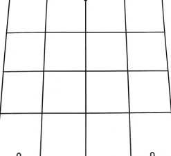 Intratuin Peacock Stützgitter viereckig grün 75 x 20 cm| Rankhilfen|Pflanzenstützen