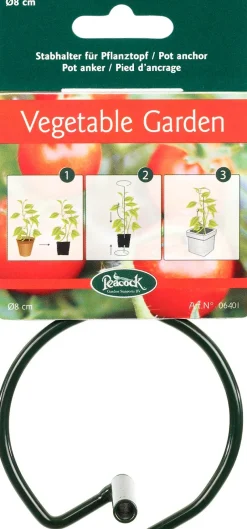 Intratuin Peacock Stützhilfe grün D 8 H 5 cm| Rankhilfen|Pflanzenstützen