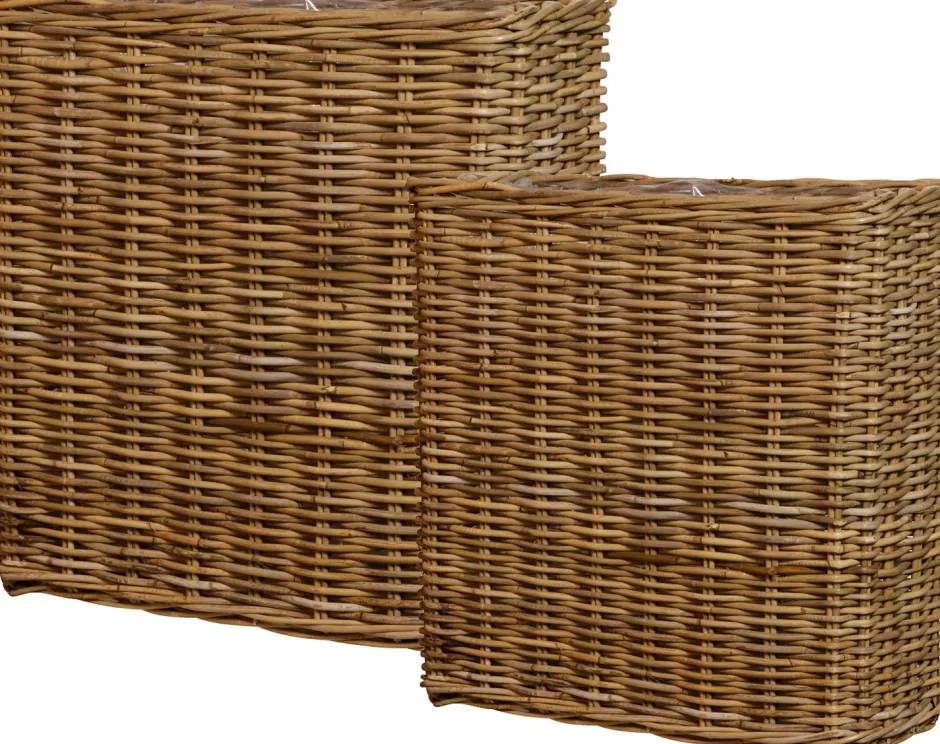 Intratuin Pflanzkübel natur 80 x 36 x 80 cm| Pflanzkübel|Blumentöpfe & Pflanzgefäße