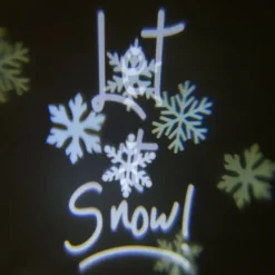 Intratuin Projektor Let it snow weiß / warmweiß| Projektoren