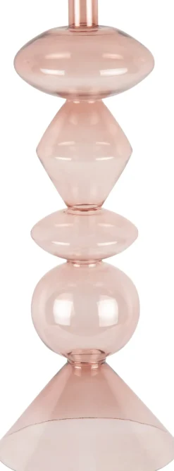 Intratuin PT Living Kerzenständer Totem rosa D 16 H 41 cm| Kerzenständer