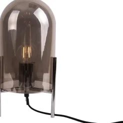 Intratuin PT Living Tischleuchte Bell grau D 16 H 30 cm| Tischleuchten