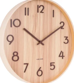 Intratuin PT Living Wanduhr Pure natur D 40 H 4,5 cm| Uhren