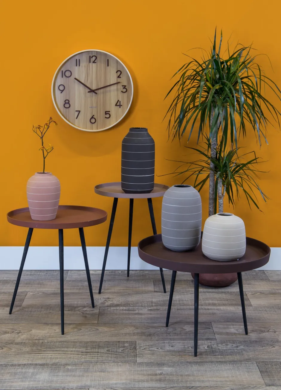 Intratuin PT Living Wanduhr Pure natur D 40 H 4,5 cm| Uhren