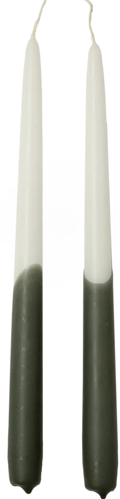 Intratuin Rustik Lys Stabkerzen Dip anthrazit 8 Std. 2 St.| Stabkerzen