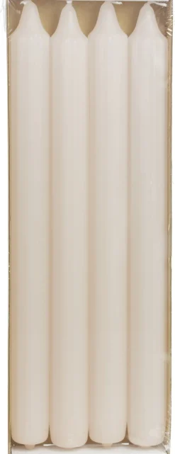 Intratuin Rustik Lys Stabkerzen Groov hellrosa 9 Std. 4 St.| Stabkerzen