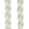 Intratuin Rustik Lys Stabkerzen Swirl weiß 4 Std. 2 St.| Stabkerzen
