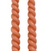 Intratuin Rustik Lys Stabkerzen Swirl terracotta 8,5 Std. 2 St.| Stabkerzen