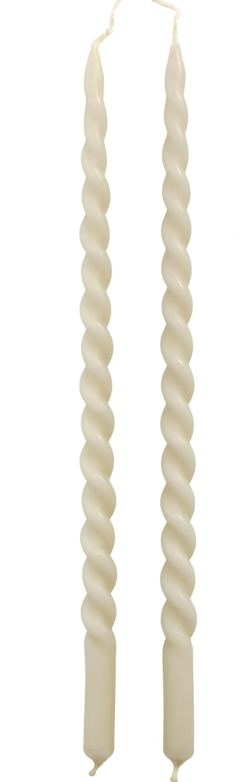 Intratuin Rustik Lys Stabkerzen Swirl grau 4 Std. 2 St.| Stabkerzen