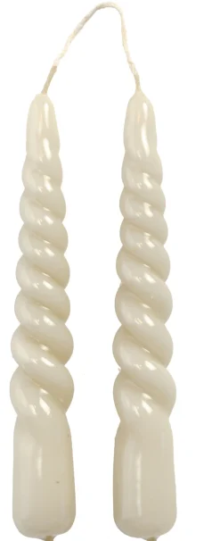 Intratuin Rustik Lys Stabkerzen Swirl mini 4 Std. 2 St.| Stabkerzen