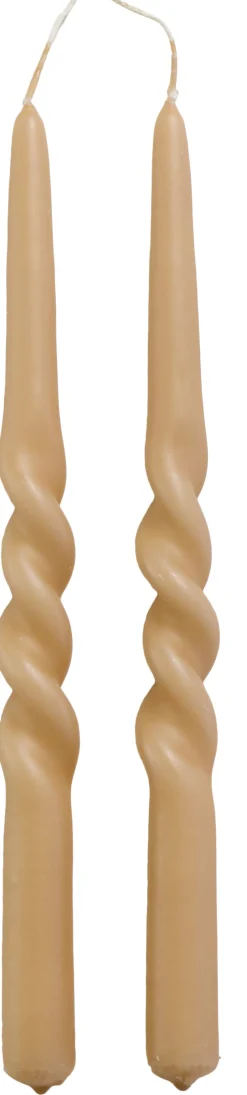 Intratuin Rustik Lys Stabkerzen Twist rosa 8,5 Std. 2 St.| Stabkerzen