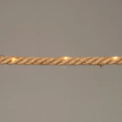 Intratuin Seil-Lichterkette kupfer 1,5 m mit Timer und 20 LEDs klassisch warm| Mini- & Drahtlichterketten